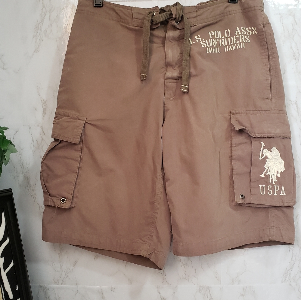 U.S. Polo Assn Cargo Shorts Brown (M)